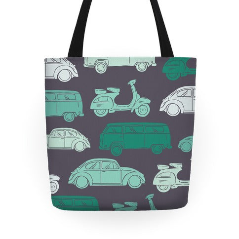 The 1960's Hippie Traveller Tote Bag